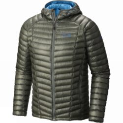 Mountain Hardwear Men's Ghost Whisperer Hooded Down Jacket Thunderhead Grey